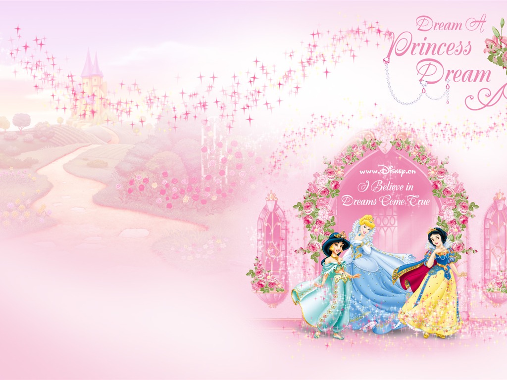 Princess Disney cartoon wallpaper (1) #2 - 1024x768