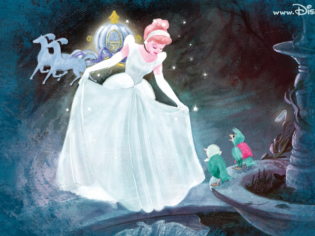 Princess Disney cartoon wallpaper (1) #4 - 1024x768