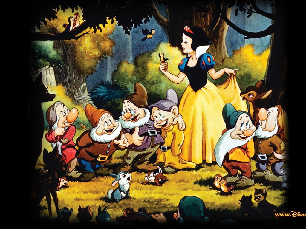 Princess Disney cartoon wallpaper (1) #5 - 1024x768