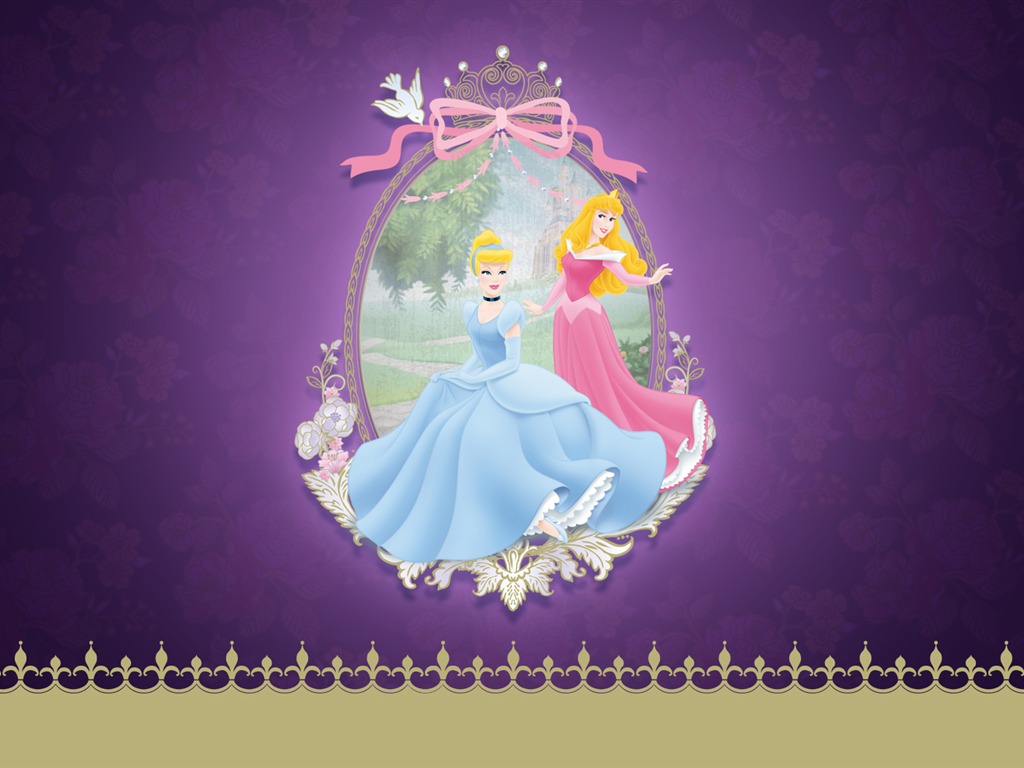 Princesa Disney de dibujos animados fondos de escritorio (2) #11 - 1024x768