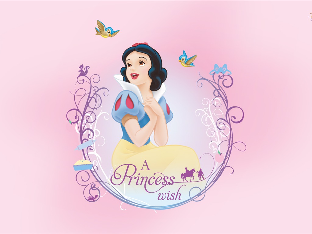 Принцессы Дисней мультфильм обои (2) #17 - 1024x768