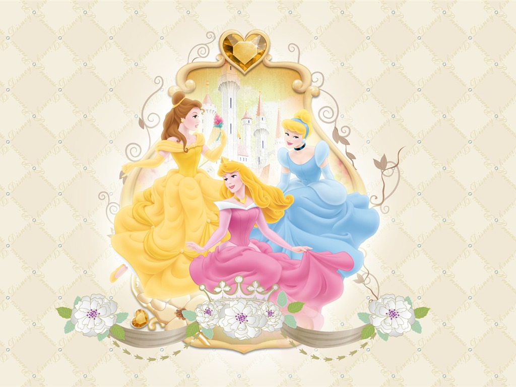Princesa Disney de dibujos animados fondos de escritorio (2) #20 - 1024x768