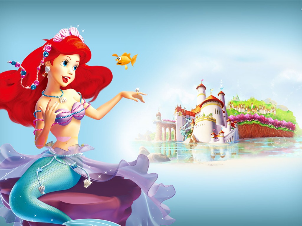Princess Disney cartoon wallpaper (3) #14 - 1024x768