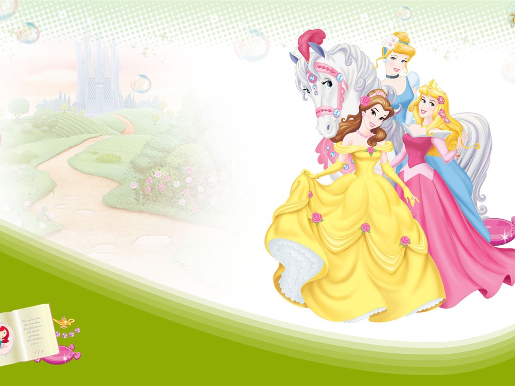 Princesa Disney de dibujos animados fondos de escritorio (4) #2 - 1024x768