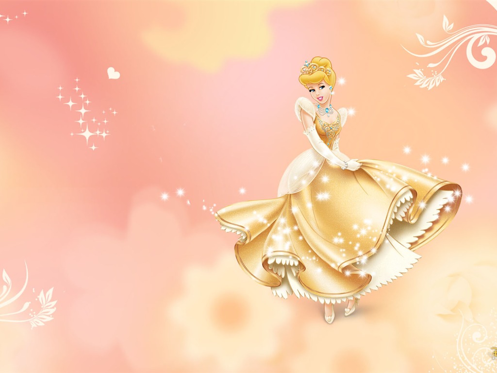 Принцессы Дисней мультфильм обои (4) #5 - 1024x768