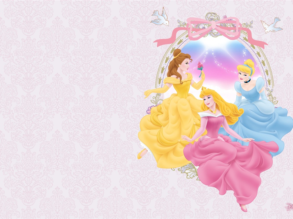 Princesa Disney de dibujos animados fondos de escritorio (4) #6 - 1024x768