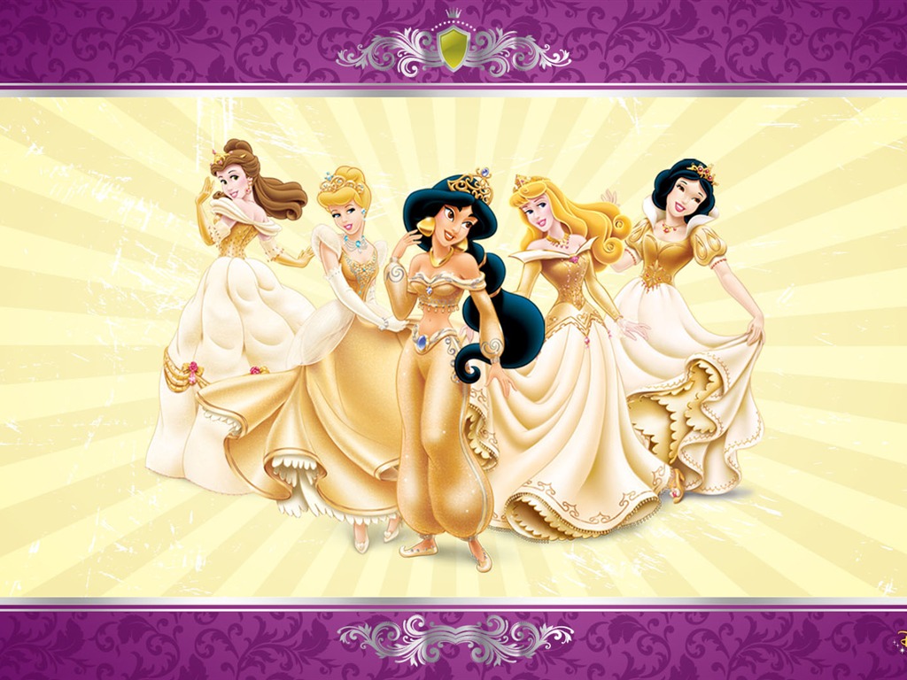 Princesa Disney de dibujos animados fondos de escritorio (4) #8 - 1024x768