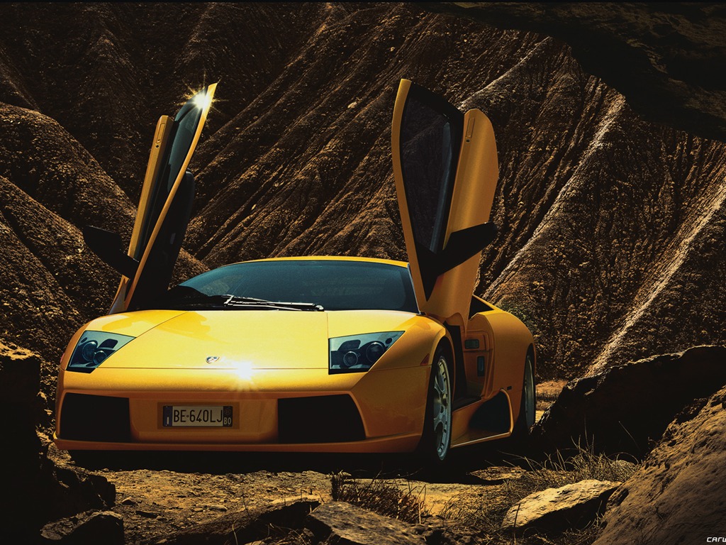 Lamborghini Murcielago - 2001 HD wallpaper (1) #5 - 1024x768