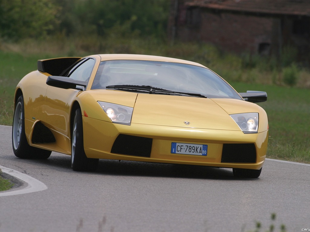 Lamborghini Murcielago - 2001 HD обои (1) #26 - 1024x768