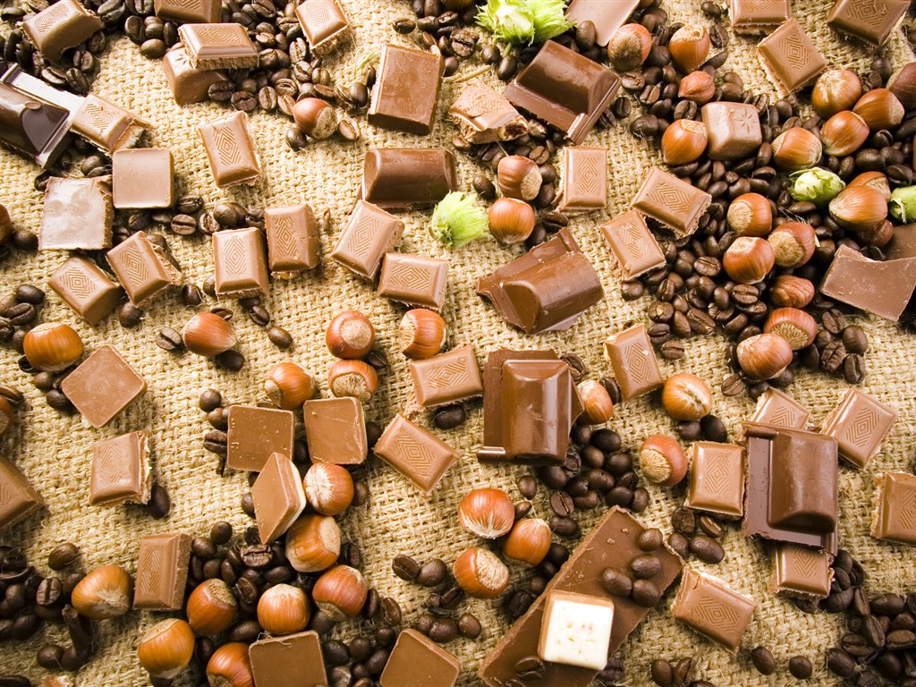 Chocolat close-up fond d'écran (1) #3 - 1024x768