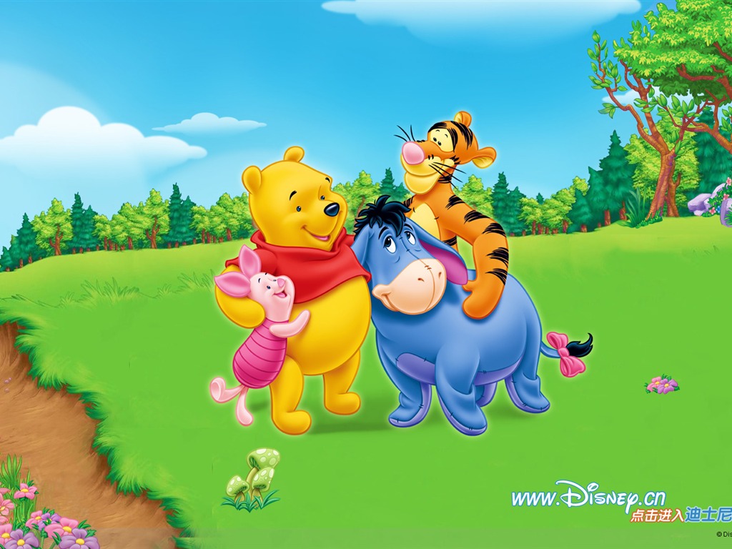 Walt Disney Zeichentrickfilm Winnie the Pooh Tapete (1) #14 - 1024x768