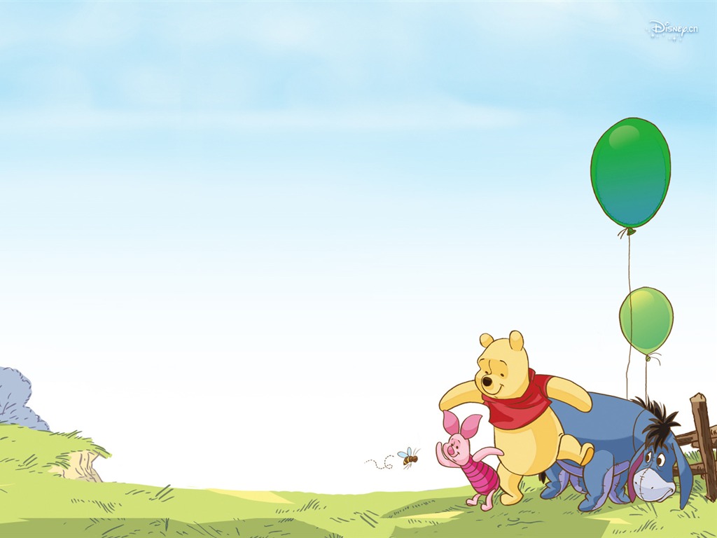 Walt Disney Zeichentrickfilm Winnie the Pooh Tapete (2) #3 - 1024x768