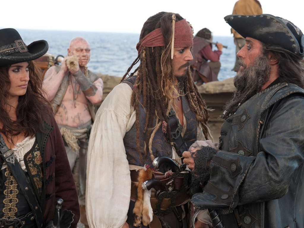 Pirates of the Caribbean: On Stranger Tides Tapeten #2 - 1024x768