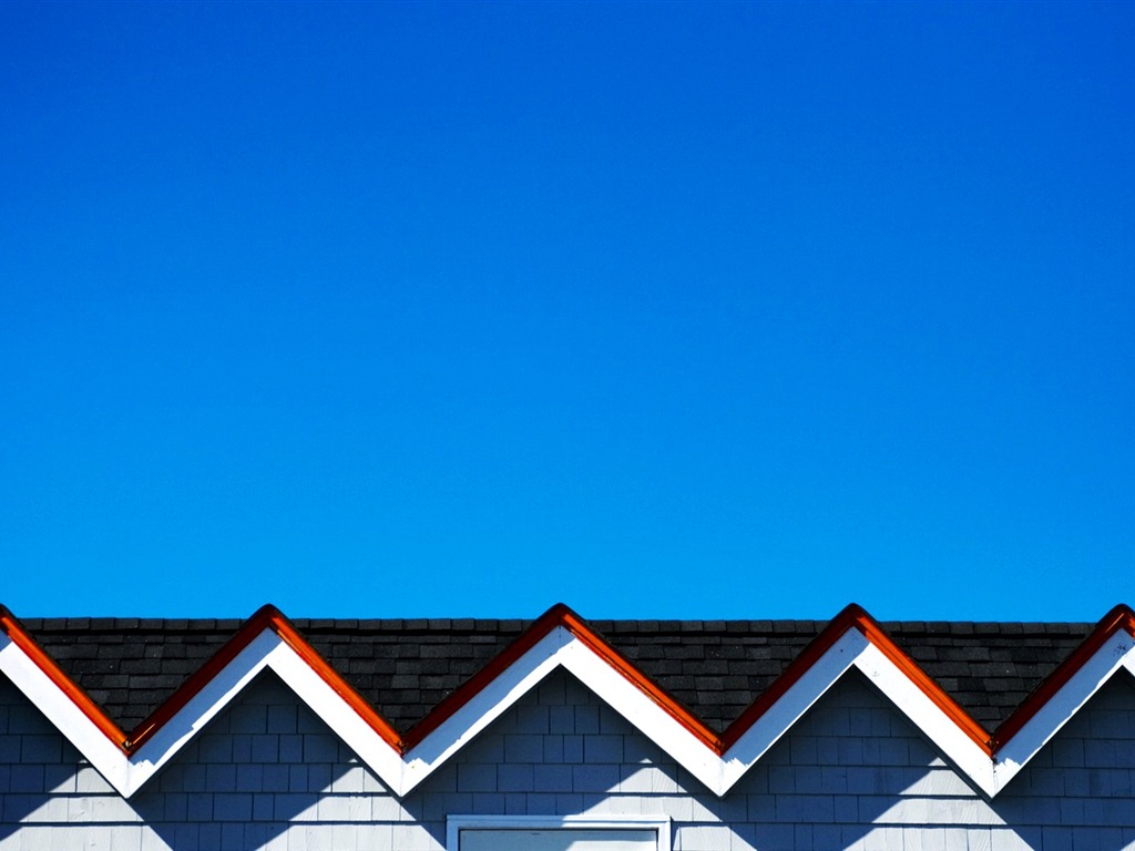 Wallpaper City ciel bleu #35 - 1024x768