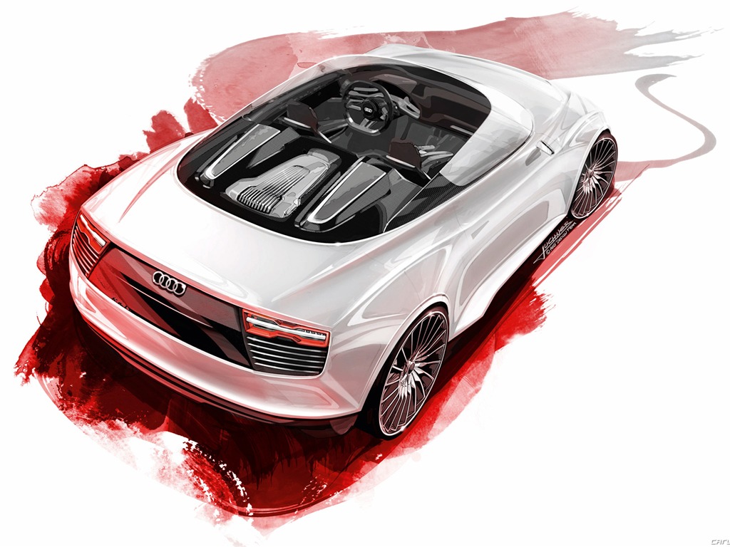 Concept Car Audi e-tron Spyder - 2010 HD tapetu #32 - 1024x768