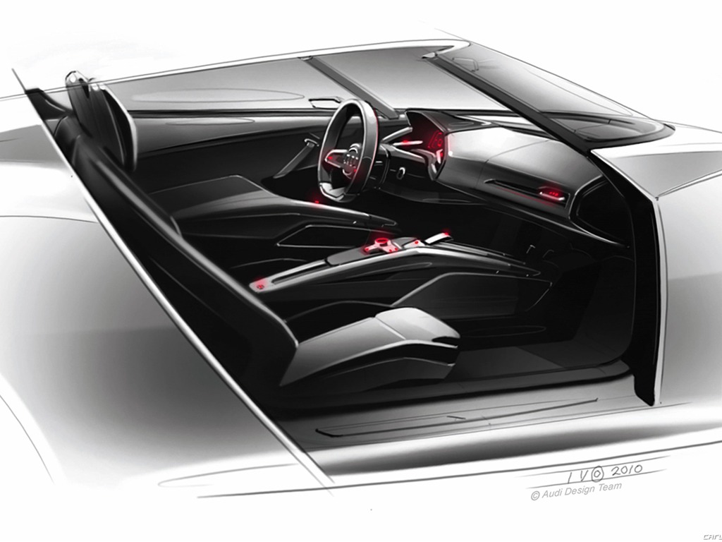 Concept Car Audi e-tron Spyder - 2010 HD tapetu #35 - 1024x768