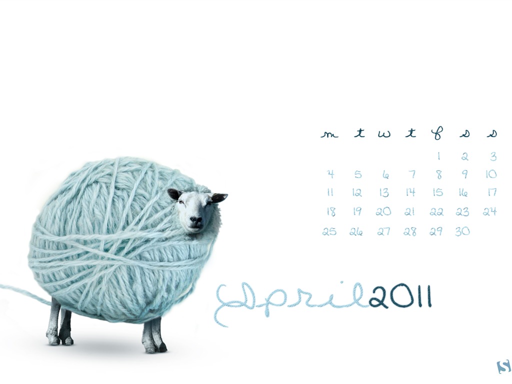 April 2011 Calendar Wallpaper (2) #3 - 1024x768