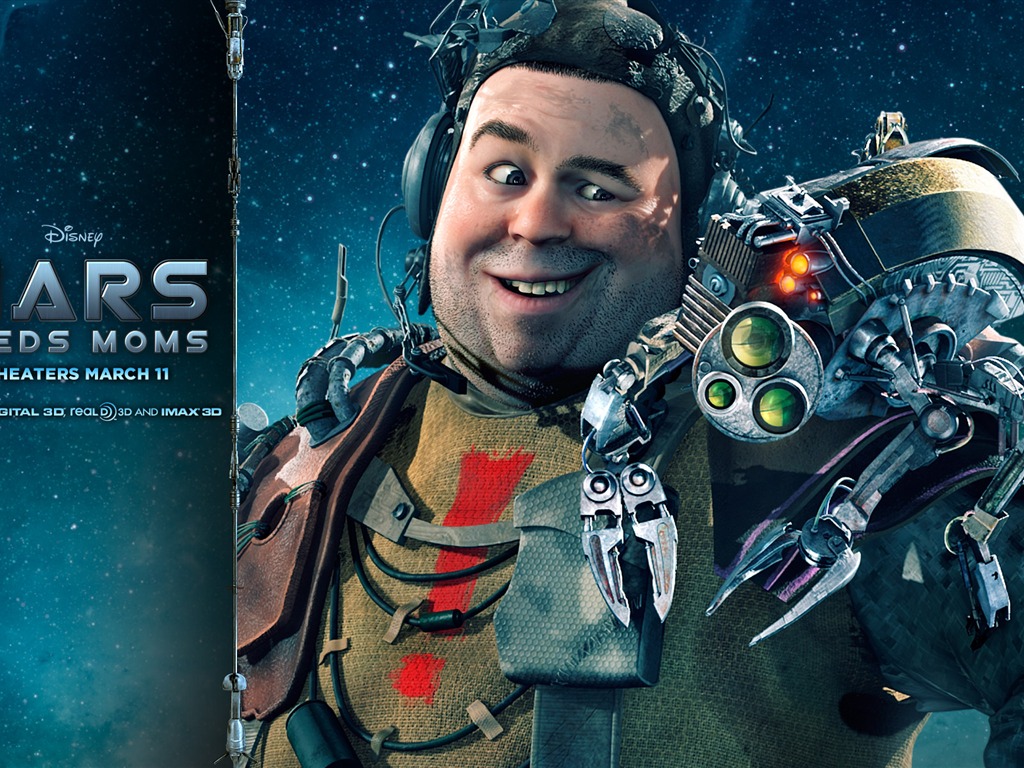 Mars Needs Moms fondos de pantalla #1 - 1024x768