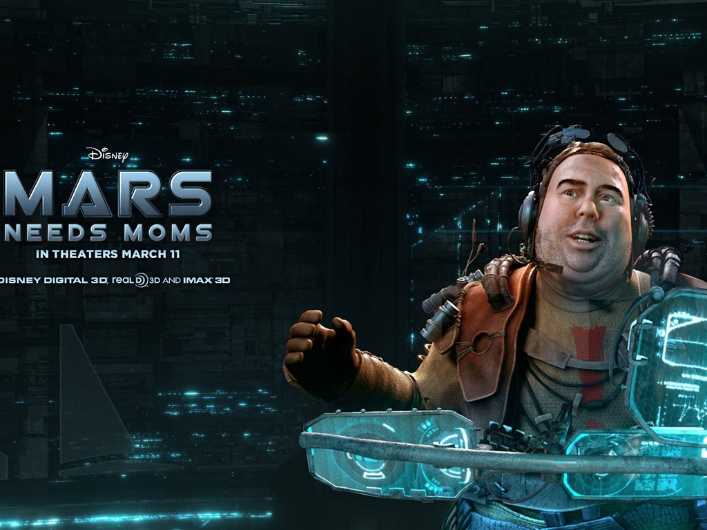 Mars Needs Moms fondos de pantalla #2 - 1024x768