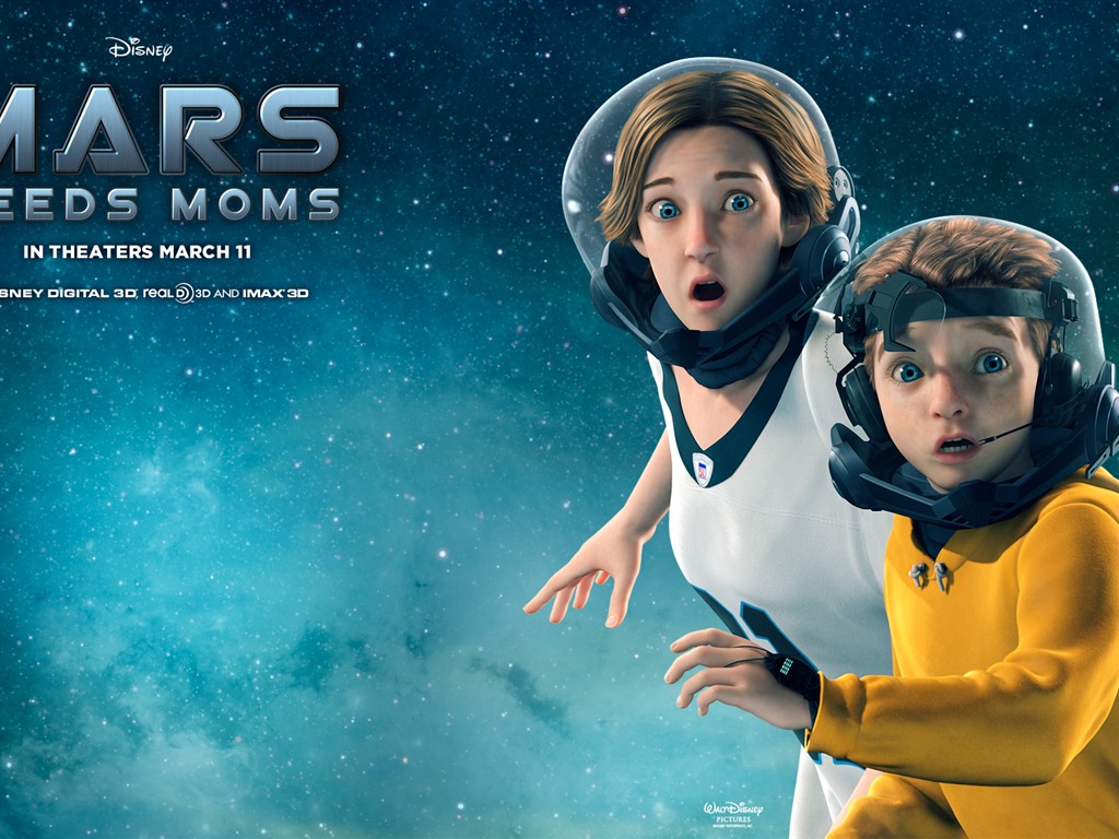 Mars Needs Moms fonds d'écran #4 - 1024x768