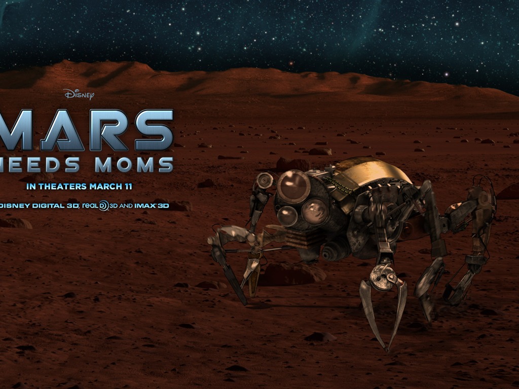 Mars Needs Moms fondos de pantalla #6 - 1024x768