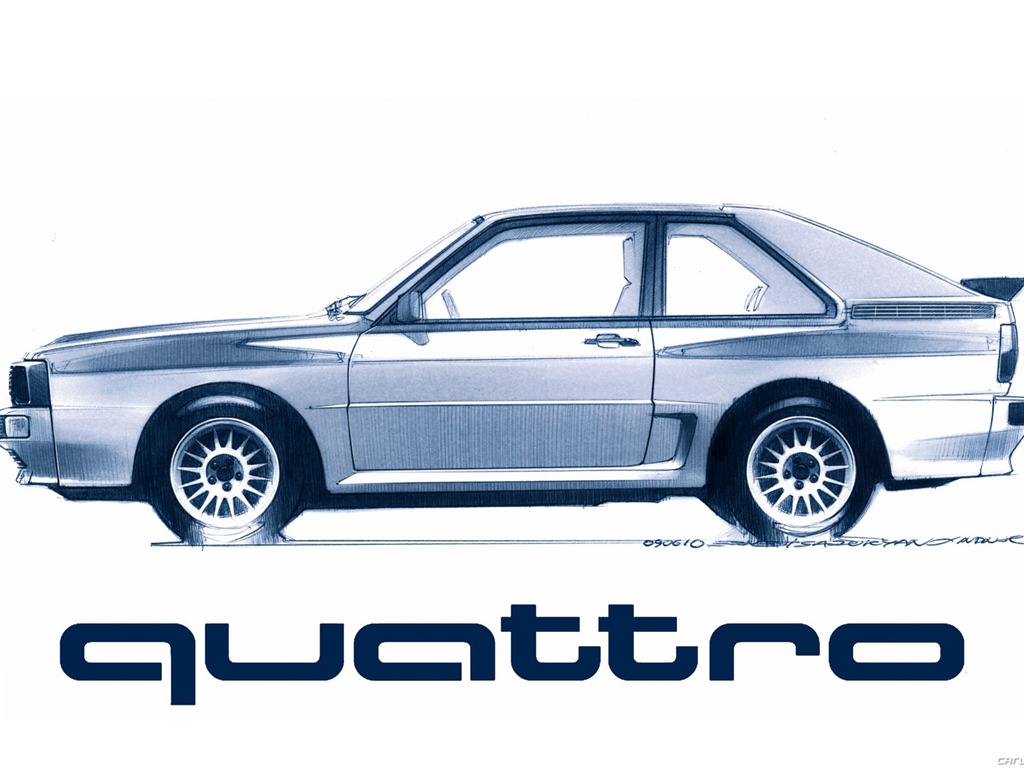 Концепт-кар Audi Quattro - 2010 HD обои #20 - 1024x768