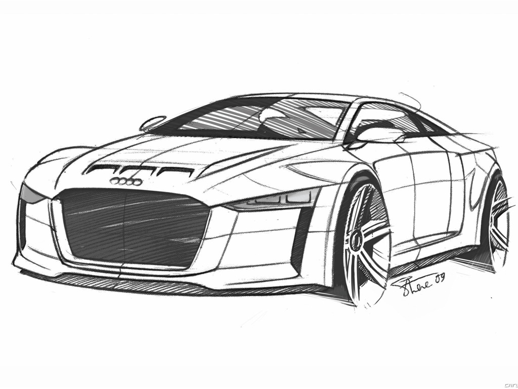 Concept Car Audi quattro - 2010 奥迪30 - 1024x768