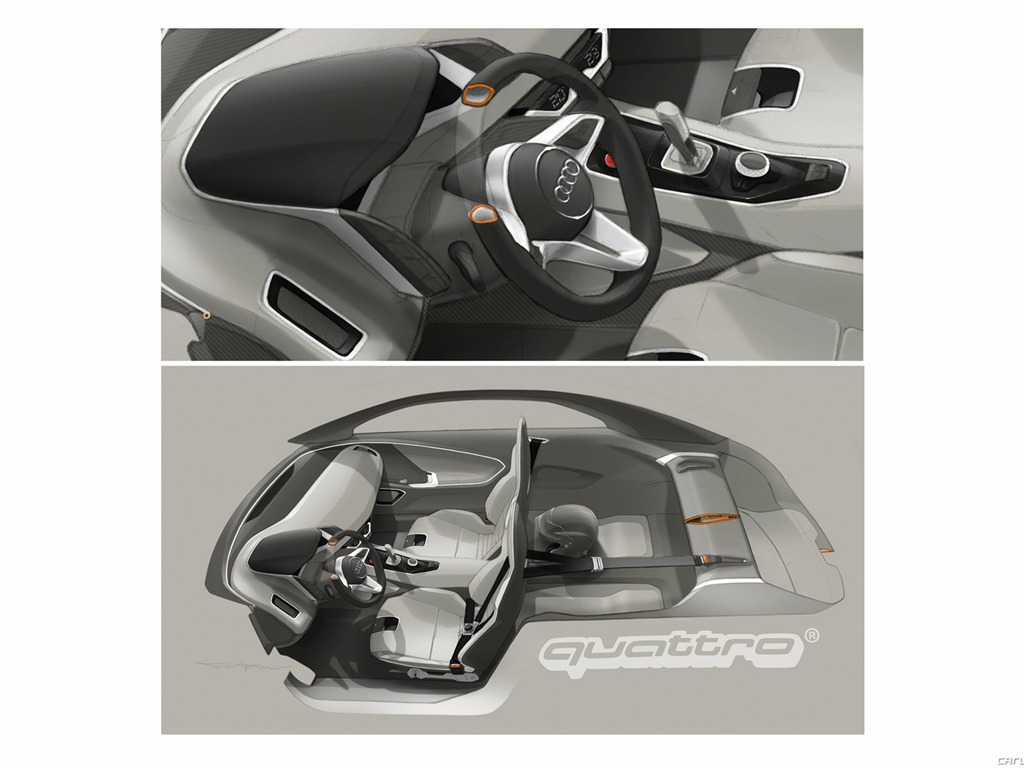Concept Car Audi quattro - 2010 HD wallpaper #32 - 1024x768