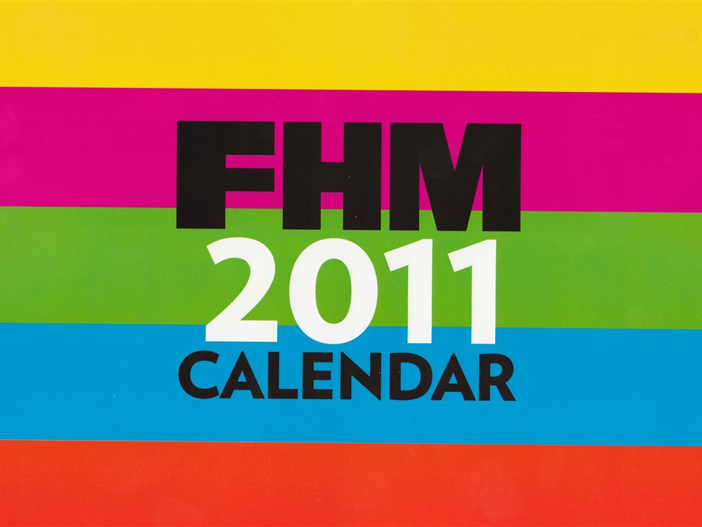 FHM календарь 2011 обои актриса (2) #13 - 1024x768