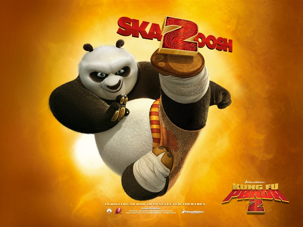 Kung Fu Panda 2 HD tapety na plochu #1 - 1024x768
