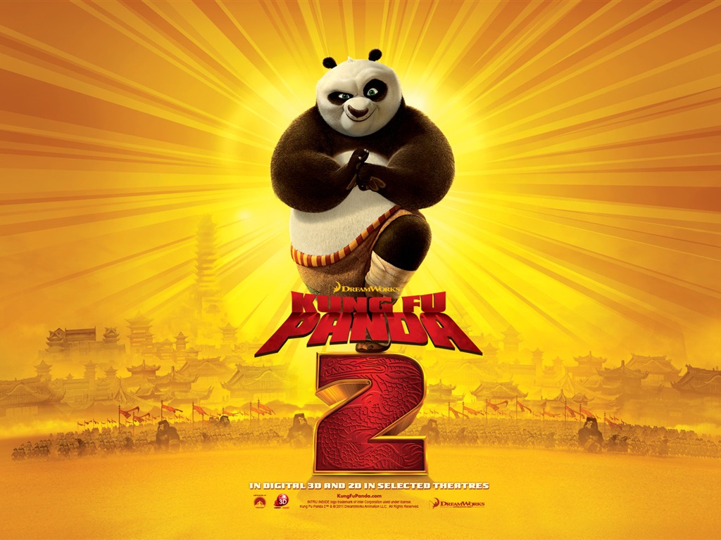 Kung Fu Panda 2 fonds d'écran HD #2 - 1024x768