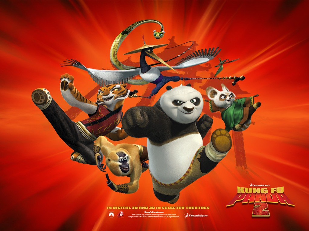 Kung Fu Panda 2 fonds d'écran HD #4 - 1024x768