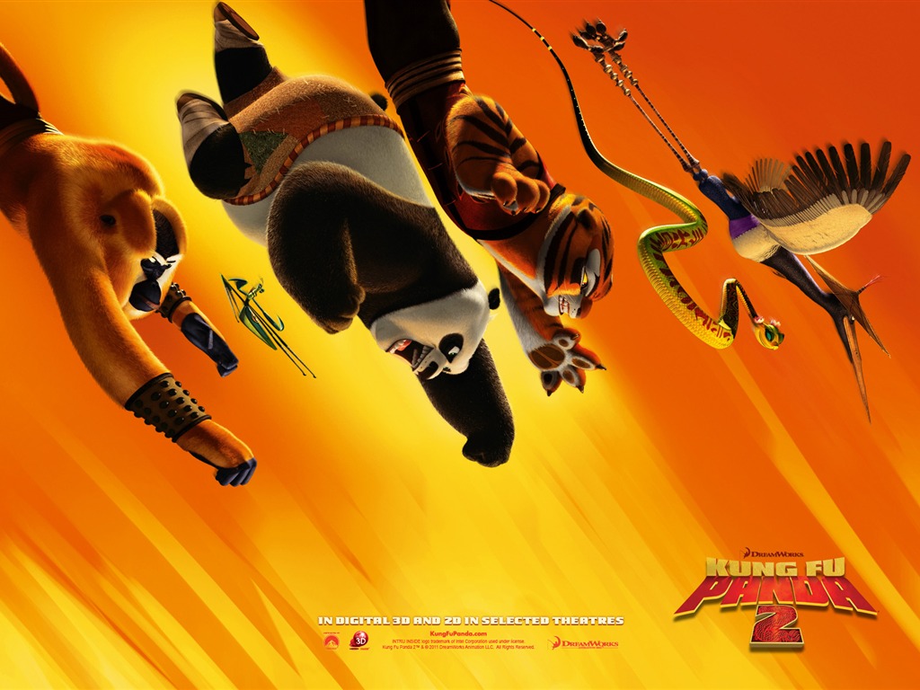 Kung Fu Panda 2 fonds d'écran HD #6 - 1024x768