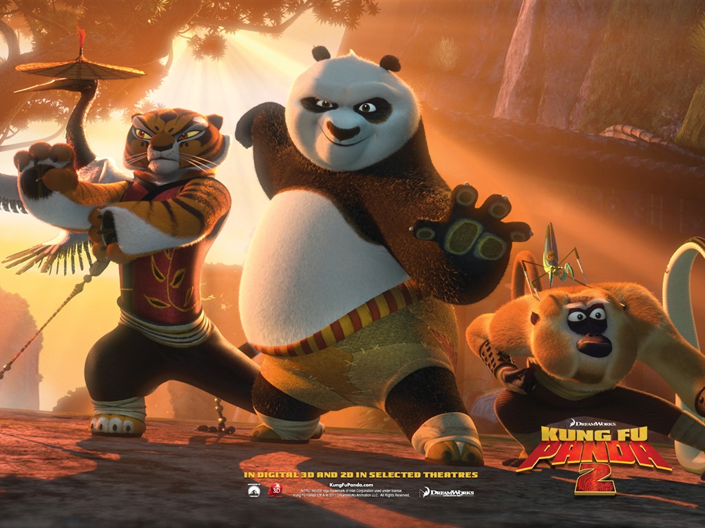 Kung Fu Panda 2 fonds d'écran HD #7 - 1024x768