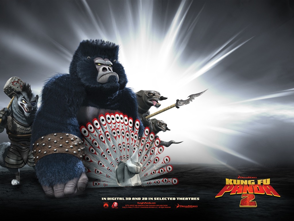 Kung Fu Panda 2 HD tapety na plochu #9 - 1024x768