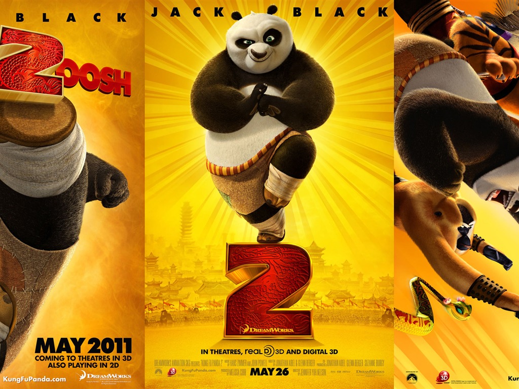 Kung Fu Panda 2 HD fondos de pantalla #12 - 1024x768