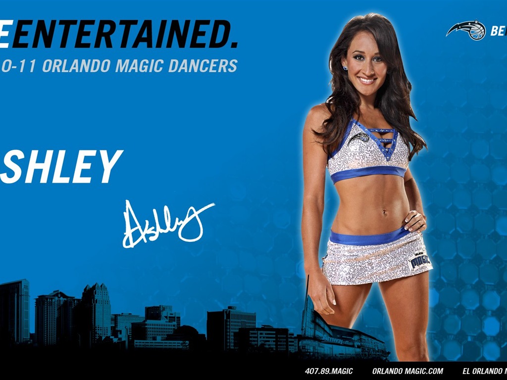 NBA la saison 2010-11, le Magic cheerleaders fond d'écran #3 - 1024x768