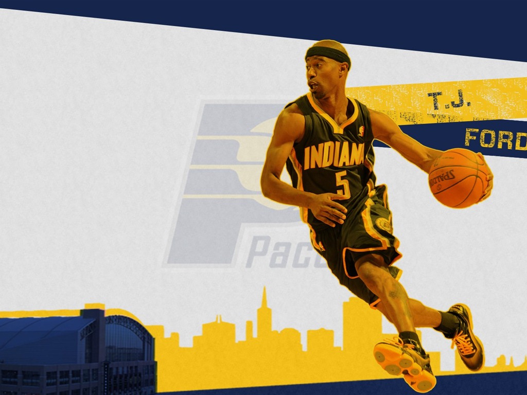 2010-11 시즌 NBA 인디애나 페이서스 배경 화면 #5 - 1024x768
