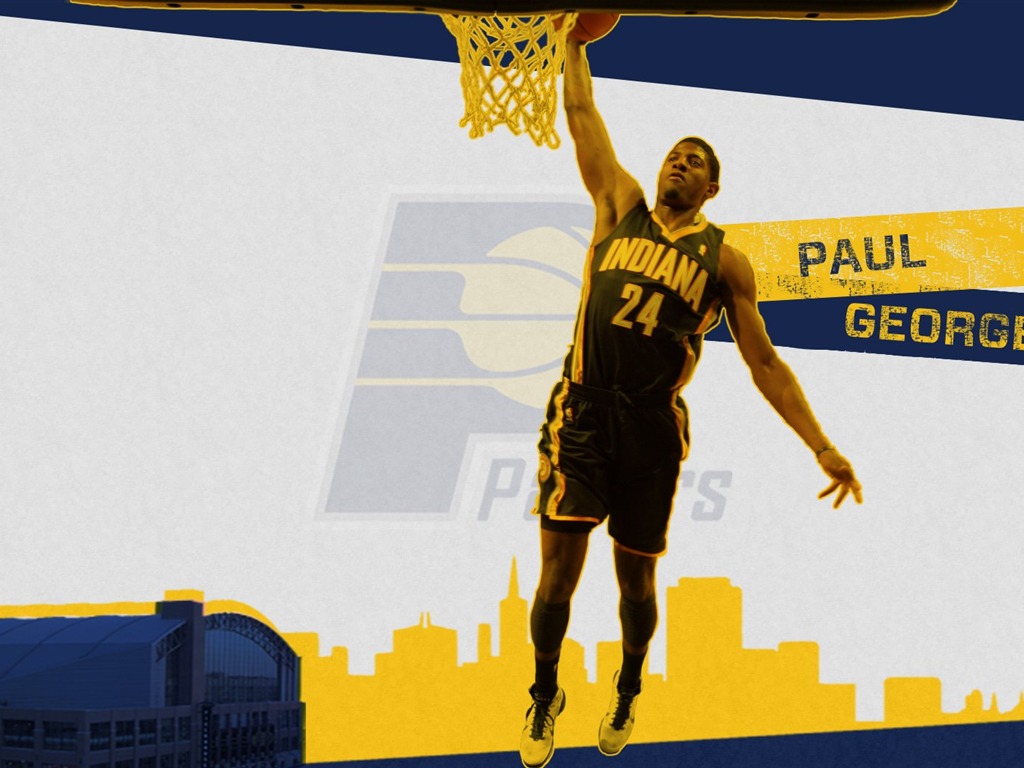 2010-11 시즌 NBA 인디애나 페이서스 배경 화면 #7 - 1024x768