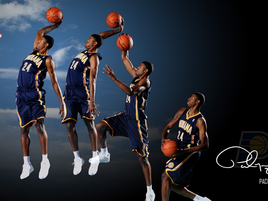 2010-11 시즌 NBA 인디애나 페이서스 배경 화면 #11 - 1024x768