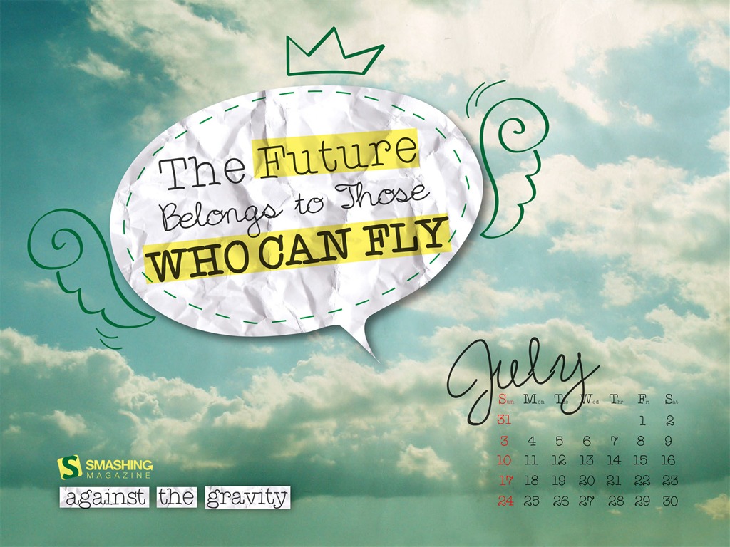 July 2011 Calendar Wallpaper (1) #9 - 1024x768
