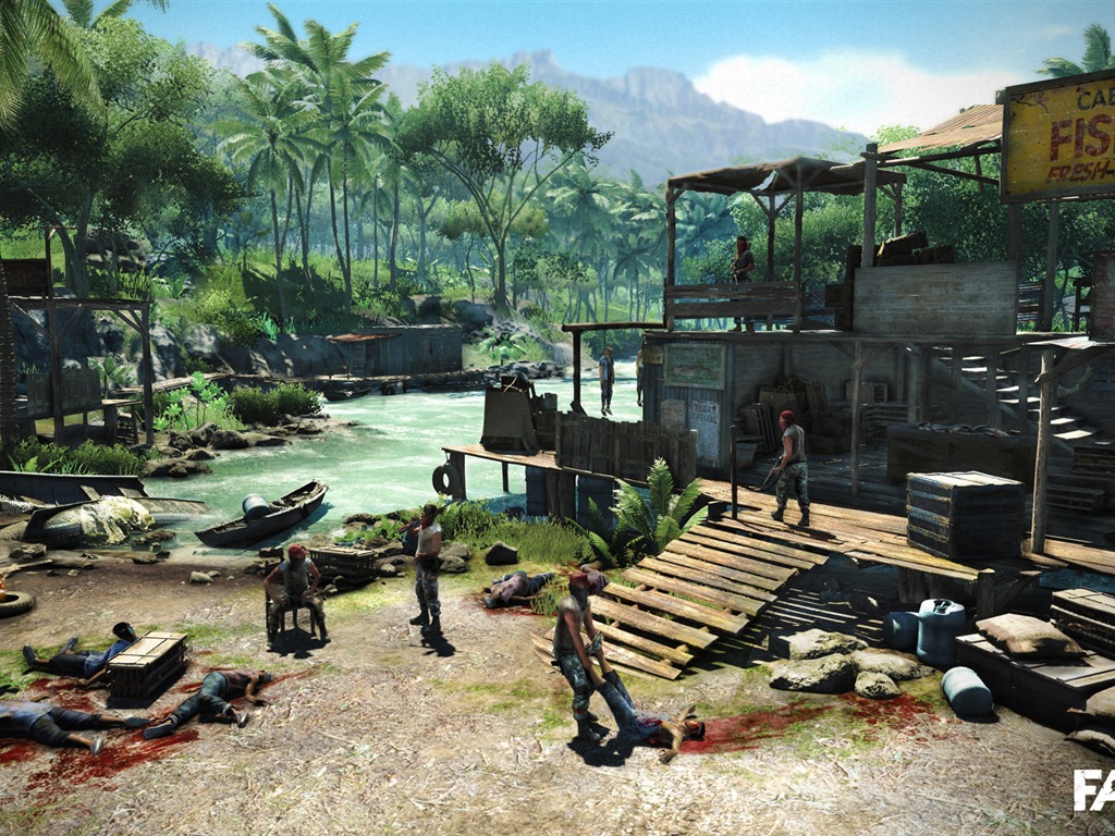 Far Cry 3 fonds d'écran HD #1 - 1024x768