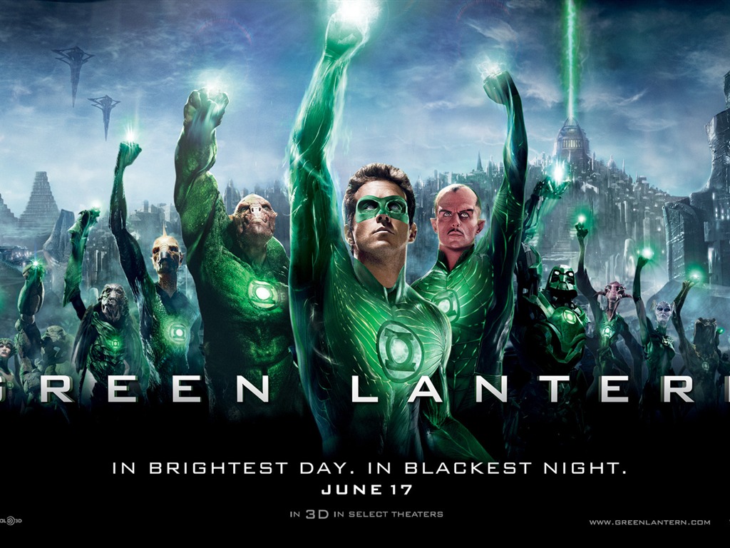 2011 Green Lantern 綠燈俠 高清壁紙 #7 - 1024x768