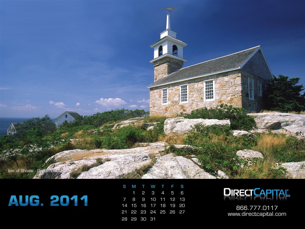 August 2011 calendar wallpaper (2) #15 - 1024x768