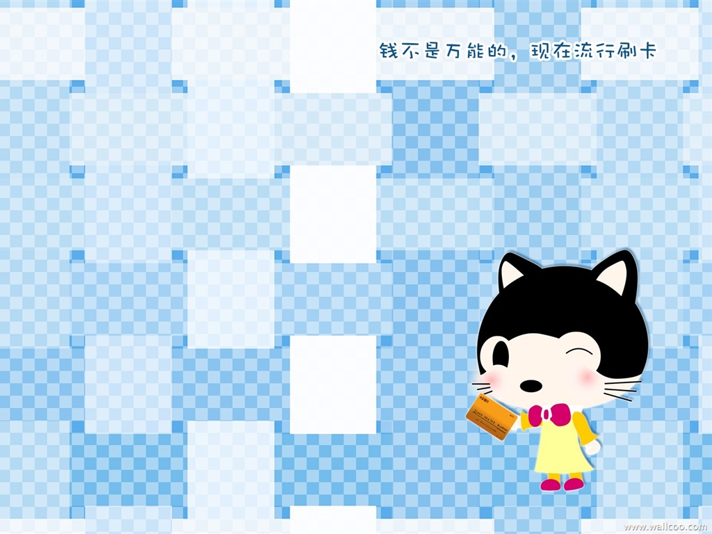 猫咪宝贝 卡通壁纸(四)9 - 1024x768