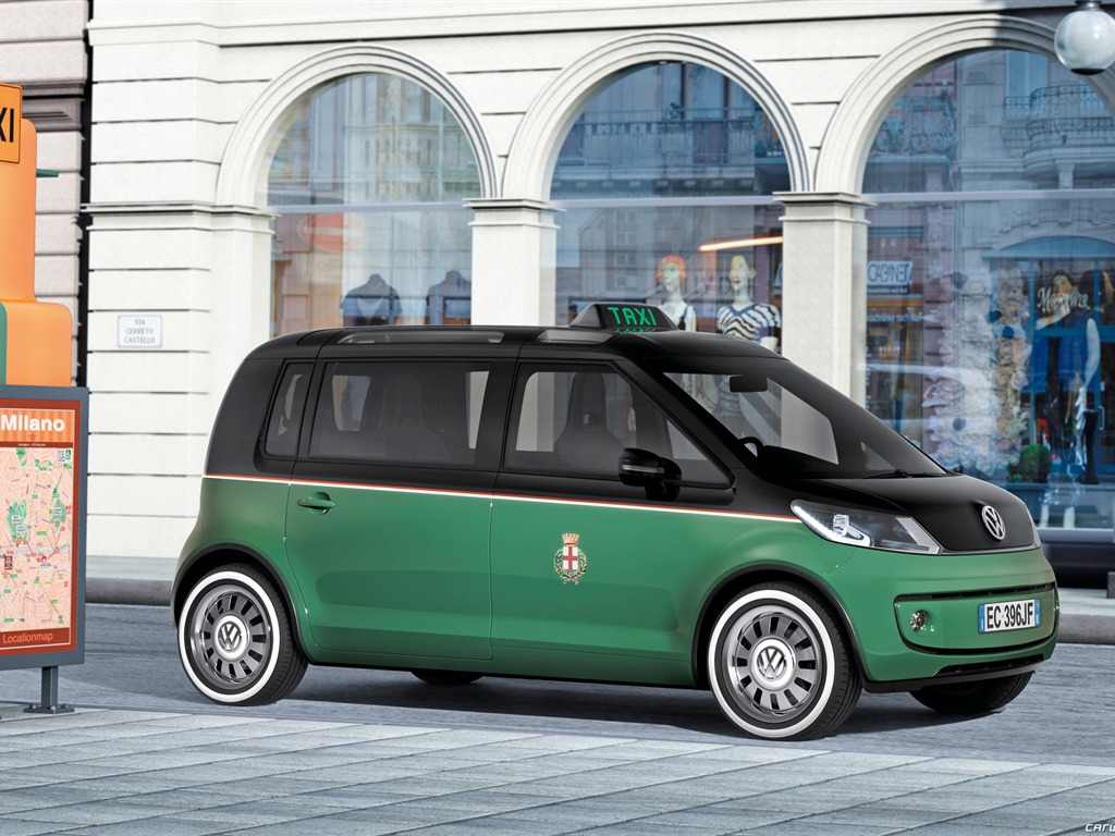 Concept Car Volkswagen Milano Taxi - 2010 HD Wallpaper #3 - 1024x768