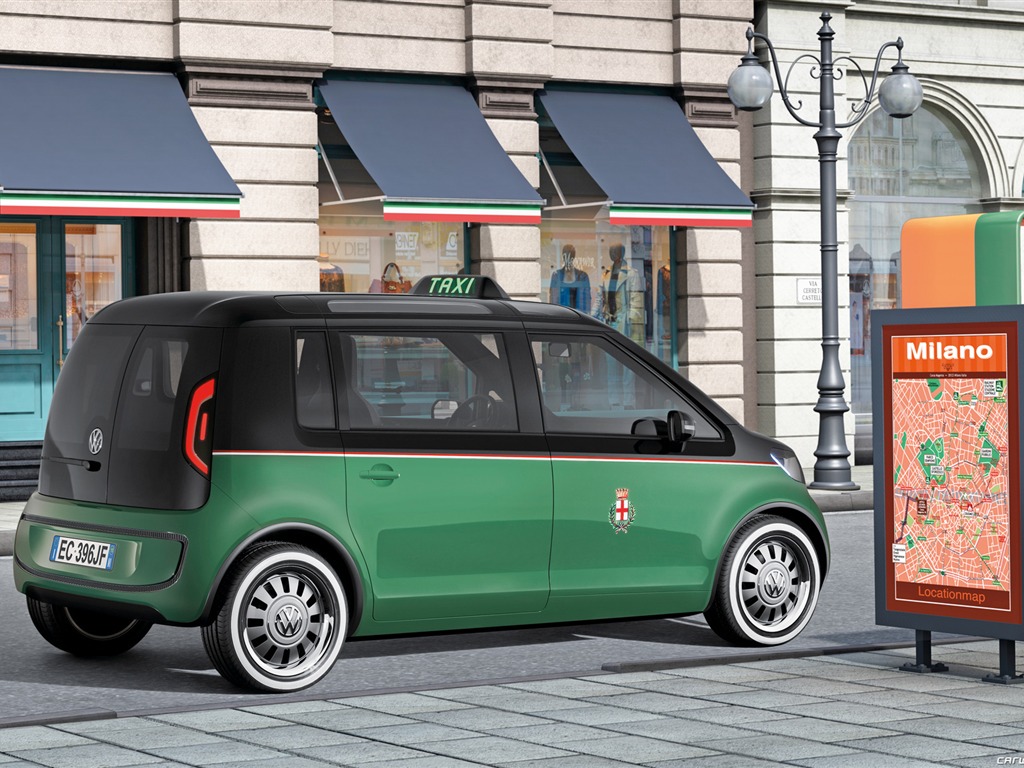 Concept Car Volkswagen Milano Taxi - 2010 HD wallpapers #4 - 1024x768