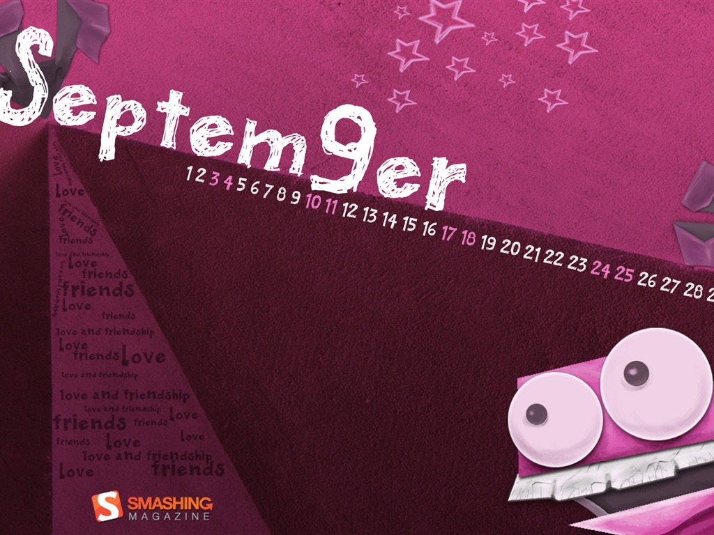 September 2011 Calendar Wallpaper (2) #1 - 1024x768