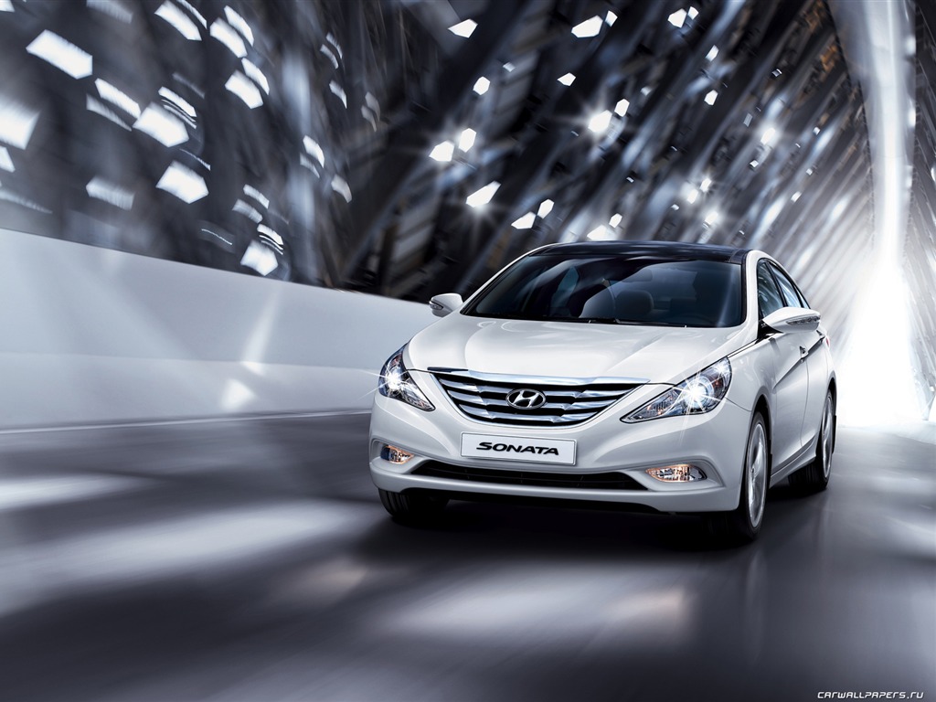 Hyundai Sonata - 2009 HD Wallpaper #2 - 1024x768