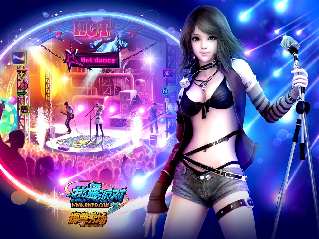 Онлайн игра Hot Dance партии обои II официального #37 - 1024x768